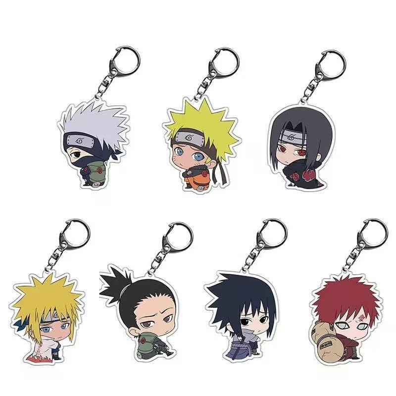Anime Merchandise Wholesale - NARUTO chibi cartoon schattige acryl sleutelhanger