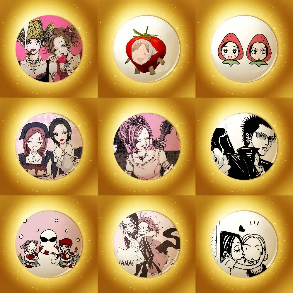 Nana Anime Merchandise - Anime N-NANA Emaille Pins Handgemaakte Ronde