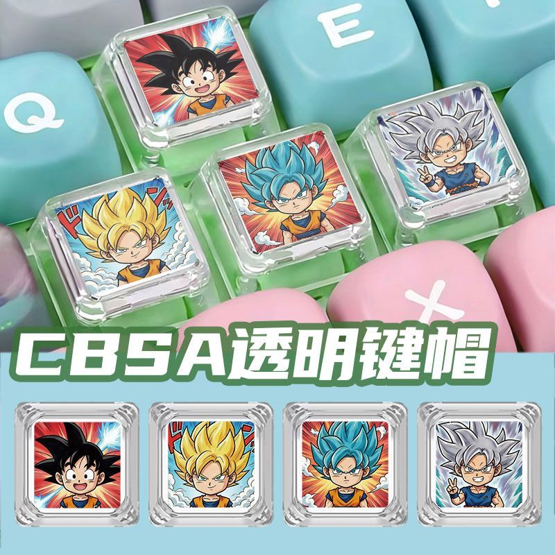 Anime Merchandise Wholesale - Dragon Ball Super Saiyan Cartoon Keycaps