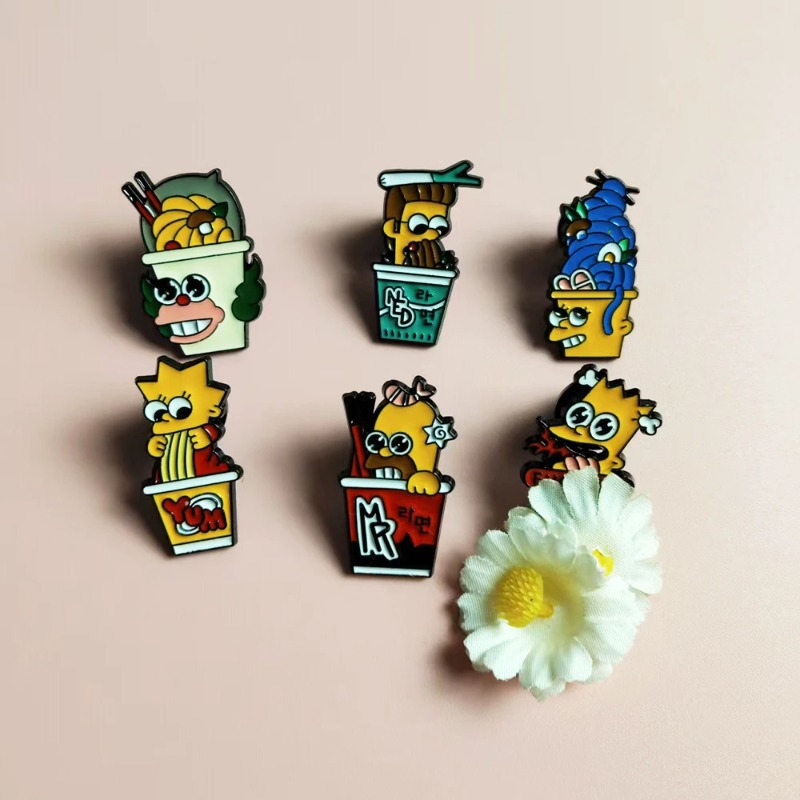 6-delige set The Simpsons Leuk - Enamel Pin Set recensie en prijs
