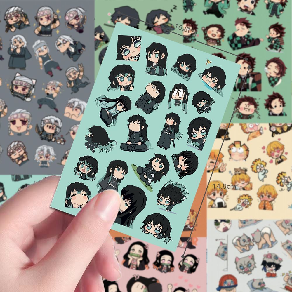 24 stuks Chibi Demon Slayer sc - Sticker Sheet Set recensie en prijs
