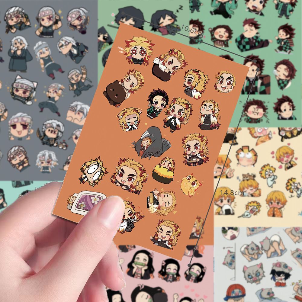 24 stuks Chibi Demon Slayer sc - Sticker Sheet Set recensie en prijs