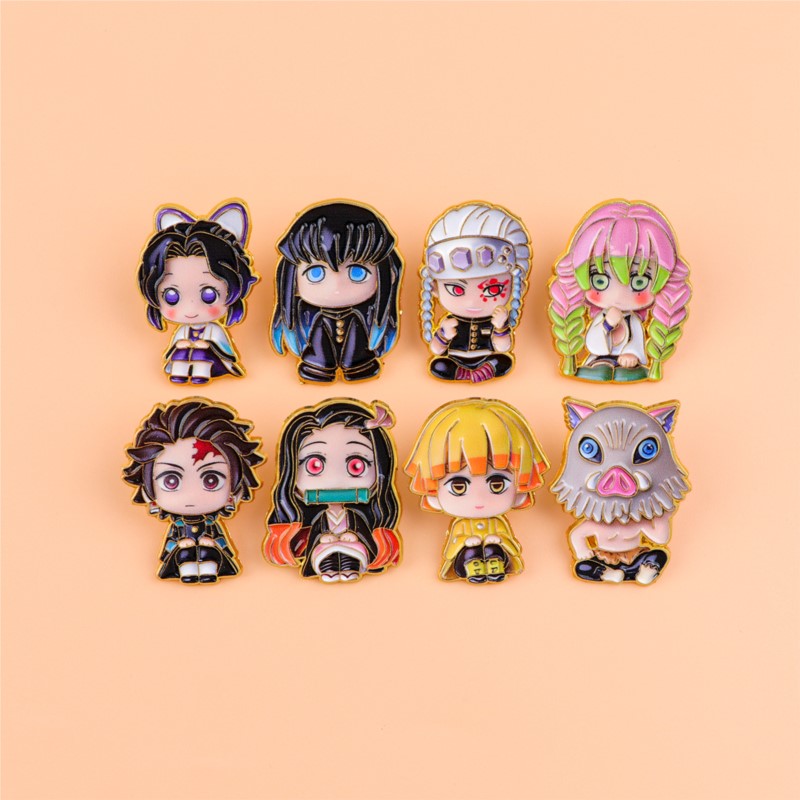 Leuke Q-versie Kimono Cartoon  - Enamel Pin Set recensie en prijs